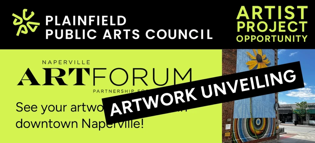 PPAC Artist opportunity announcement-Naperville Art Forum Mural Unveiling